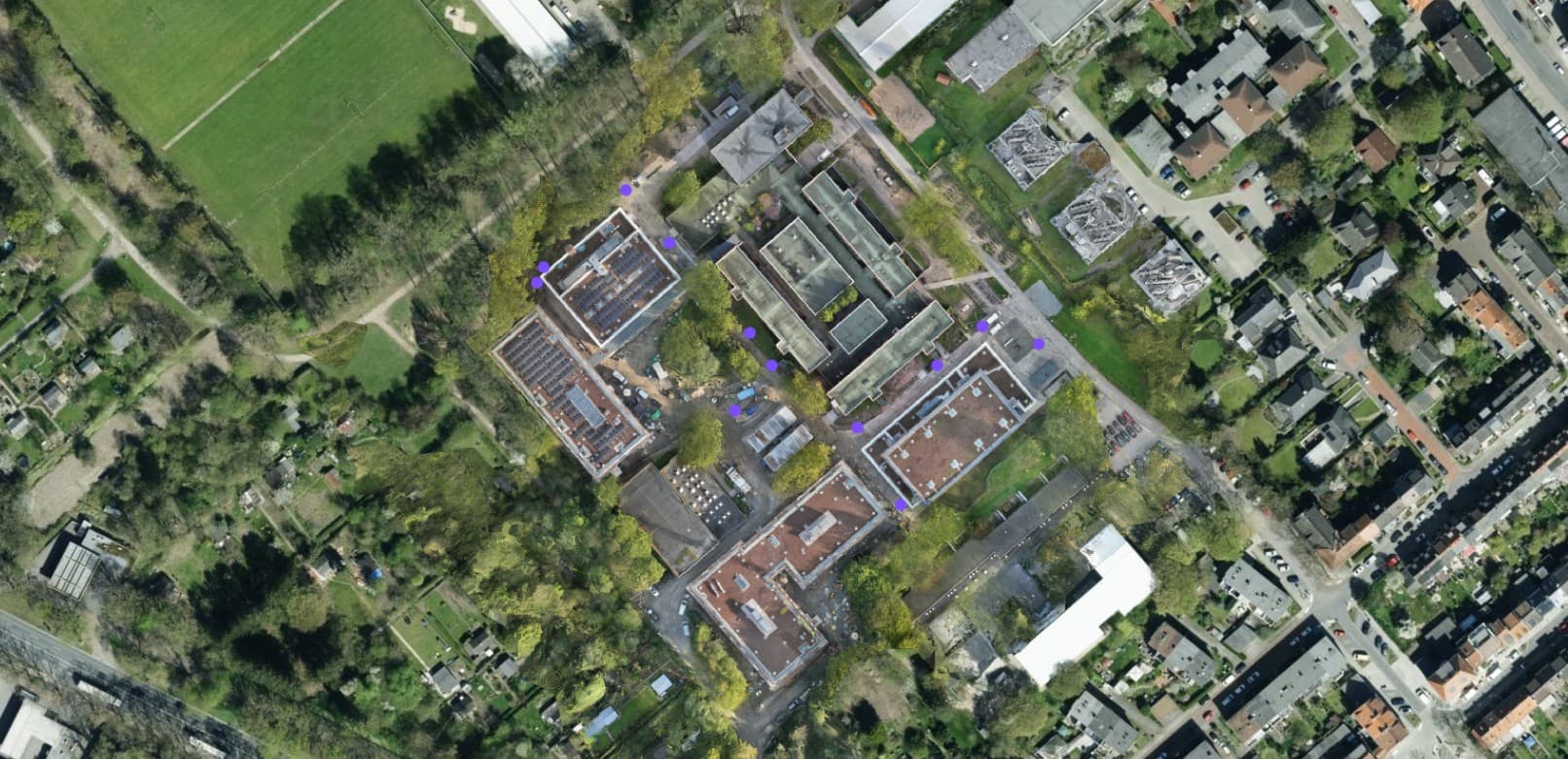 2D Paket Hannover - 2D Orthomosaik-Erstellung mit RTK-Technologie in Hannover